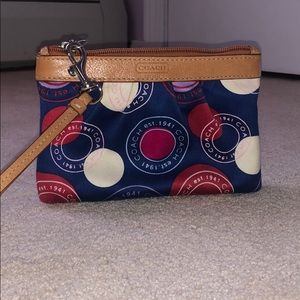 Colorful Coach Wristlet